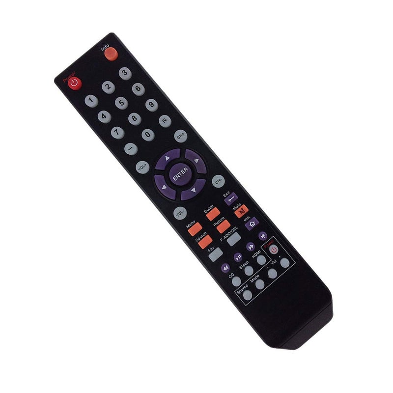 Ubay Remote Control Compatible for Sceptre TV 142020479999K E195BV-SR X505BV-FMQC X322BV-MQC X325BV-FMQC X405BV-FMQR E505BV-FMQKC X505BV-FMQR - Image 1
